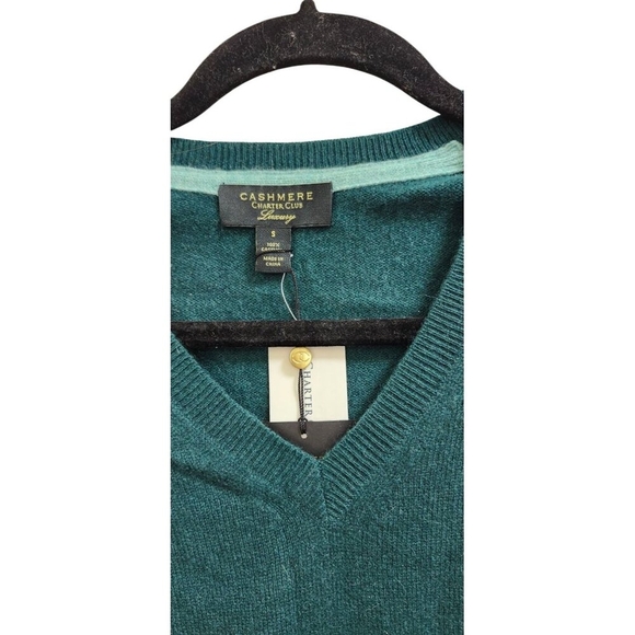 Charter Club Luxury Cashmere Crew Neck Sweater Size SMALL - Picture 4 of 10